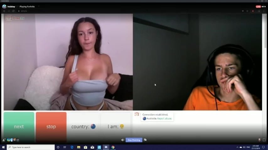 Omegle Big Tit Teen